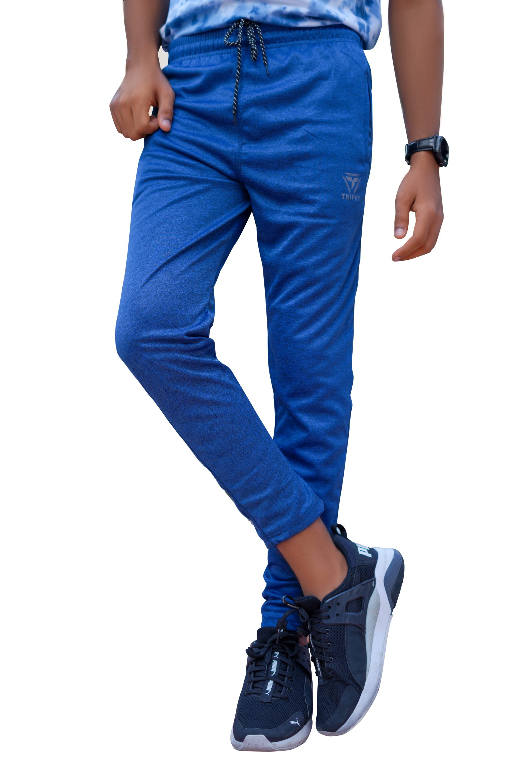 Buy Vimal Jonney Solid Men's Navy Blue And Sky Blue Track Pants(Pack Of 2)  Online at Low Prices in India - Paytmmall.com