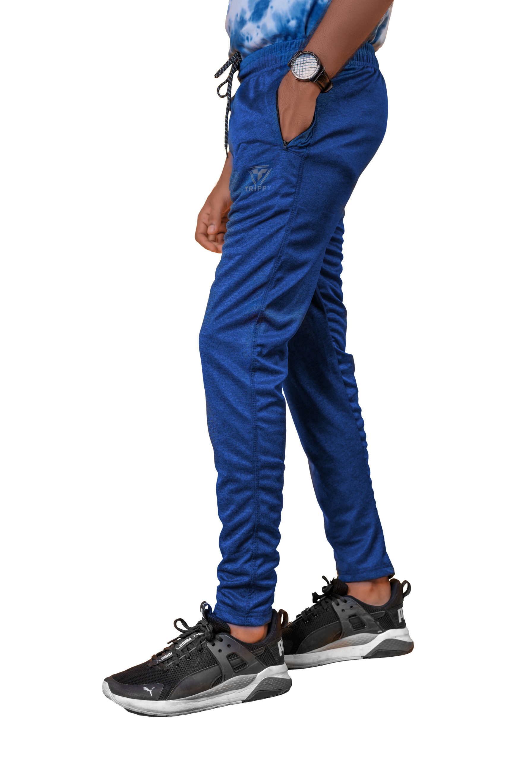 Buy Men Teal Blue Smart Fit Track Pant Online in India - Rock.it